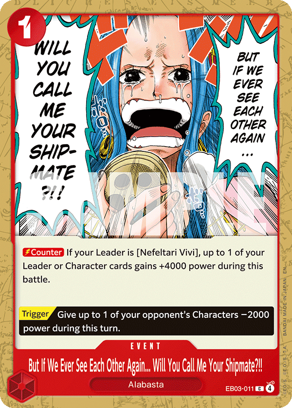 But If We Ever See Each Other Again... Will You Call Me Your Shipmate?!!