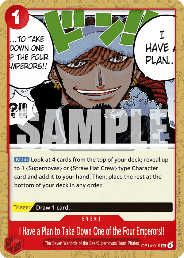 I Have a Plan to Take Down One of the Four Emperors!!