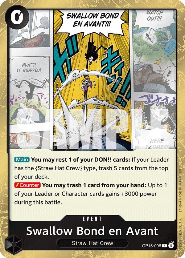 Swallow Bond en Avant